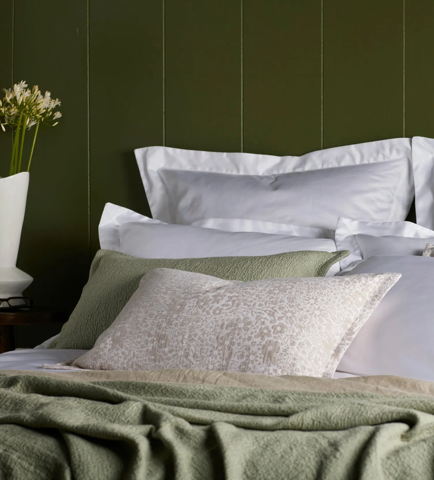 Secret Linen Store White Luxury 600 Thread Count 100% Cotton Duvet Cover