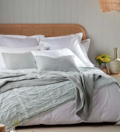 Secret Linen Store White Petworth 100% Cotton 400 Thread Count Duvet Cover