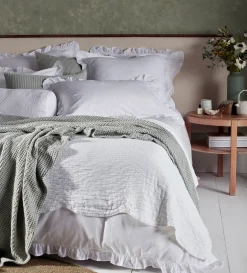Secret Linen Store White Verity 100% Cotton Bedspread