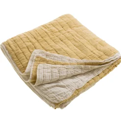 Secret Linen Store 100% Cotton Quilted Throw